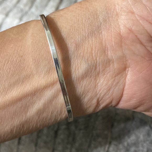 Sterling Silver Bangle - Picture 3 of 5